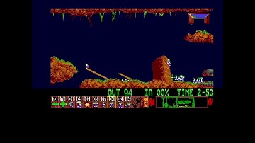Lemmings Taxing Level 2 Walkthrough Amiga