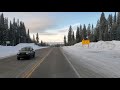 Hwy 40 Westbound And Down Over Rabbit Ears Pass. We Hit -30° F in Kremmlig CO!