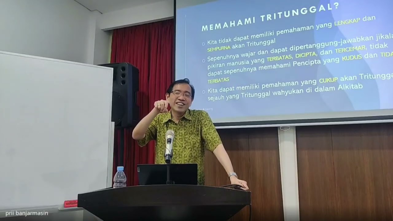 #1 Apa Yang Kita Pikir Kita Tahu Tentang ALLAH TRITUNGGAL - Pdt. Hendry Ongkowidjojo, Th.D.