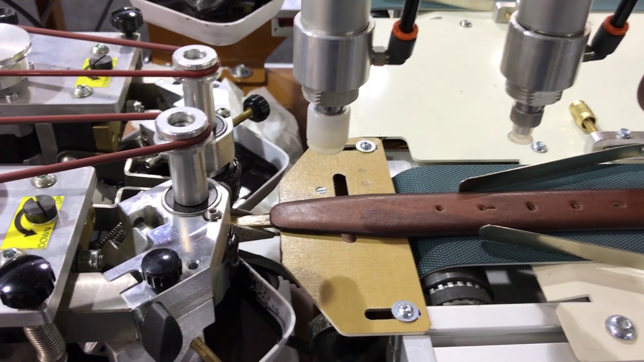 VIDEO LINEA AUTOMATICA GALLI MOD. HORIZON PARA CINTURONES.