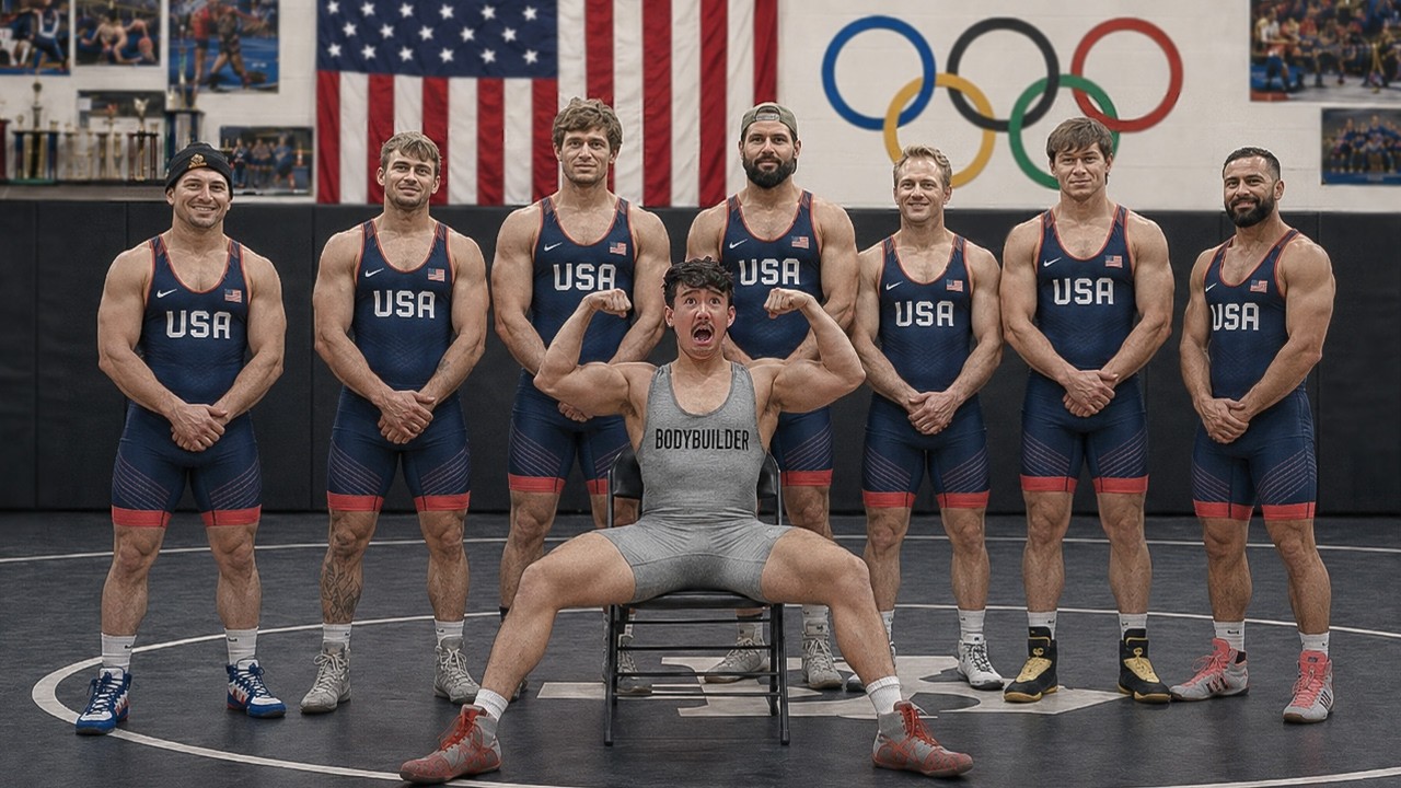 BODYBUILDER vs BEST WRESTLERS In The USA🇺🇸