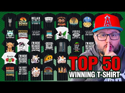Top 50 WINNING Q4 T-Shirt Design Niche Research for 2023 (Hurry Before Competition Catches On!)