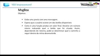 VBA 13 InputBox e MsgBox no VBA