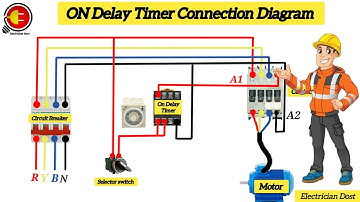 ON Delay Timer Connection Diagram | ON Delay Timer