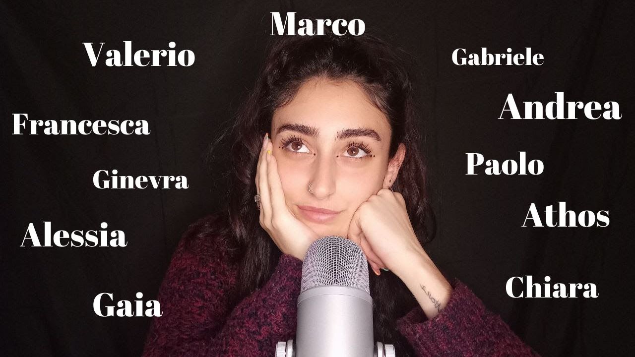 ASMR ITA | SUSSURRO I VOSTI NOMI😴🌸 | INTENSE WHISPERING, HANDS MOVEMENTS