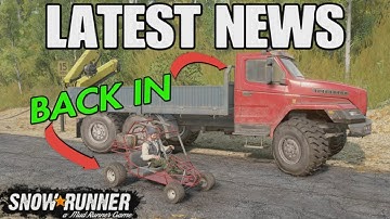 SNOWRUNNER LATEST NEWS &  CONSOLE MODS NO UPDATE YET MOD BRANDING