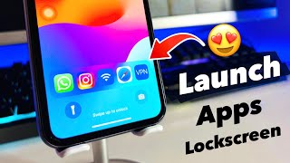Open Apps from Lock Screen in any iPhone screenshot 2