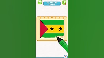 Flag of Sao Tome and Principe 🇸🇹 #colors #drawing #flag