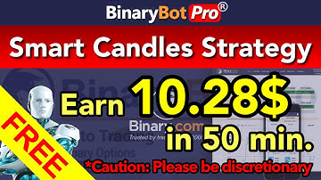 Binary Bot | Smart Candles Strategy | Free Download (2021)