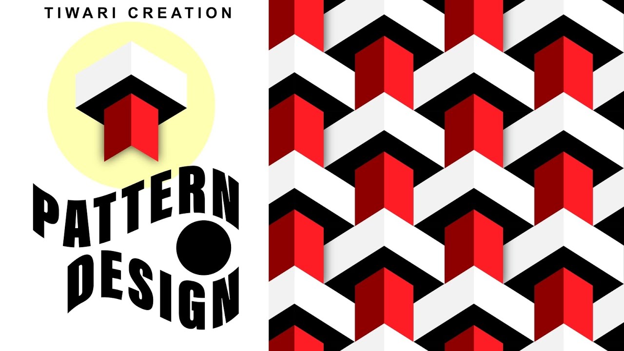 How to make pattern design | Geometric pattern design | adobe ...
