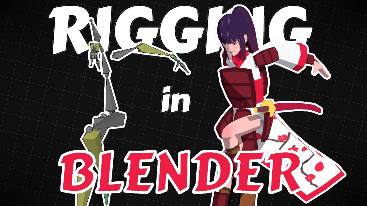 RIGGING LOW POLY CHARACTERS in BLENDER - YouTube