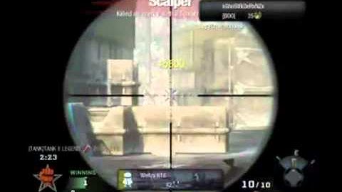 Black Ops: Across The Map Tomahawk Kill On Grid.