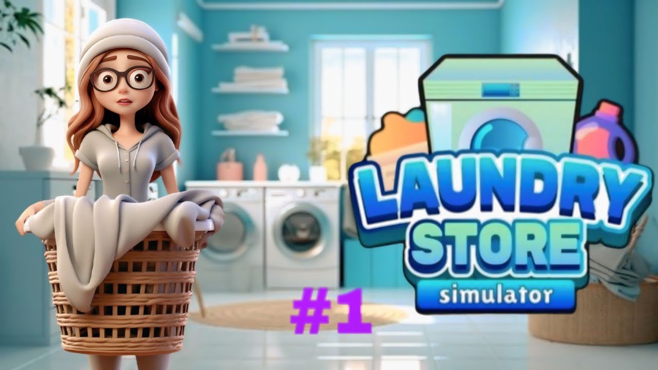 Laundry Store Simulator game play video