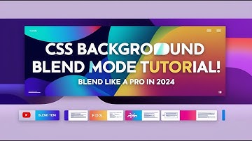 CSS Background Blend Mode Tutorial! Blend Like a Pro in 2024