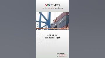 6 tàu lớn cập cảng Cái Mép - Thị Vải. #shorts