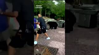 This Man Kicks A Bear Out Of A Party