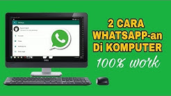 2 Cara Menggunakan Whatsapp Di Komputer - Durasi: 5.30. 