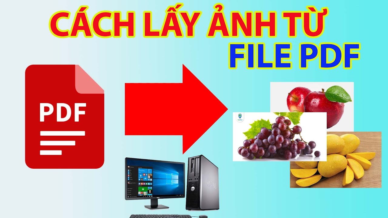 Cách Lấy Ảnh Từ File Pdf - Youtube