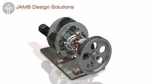 Stirling Engine - Animation HD