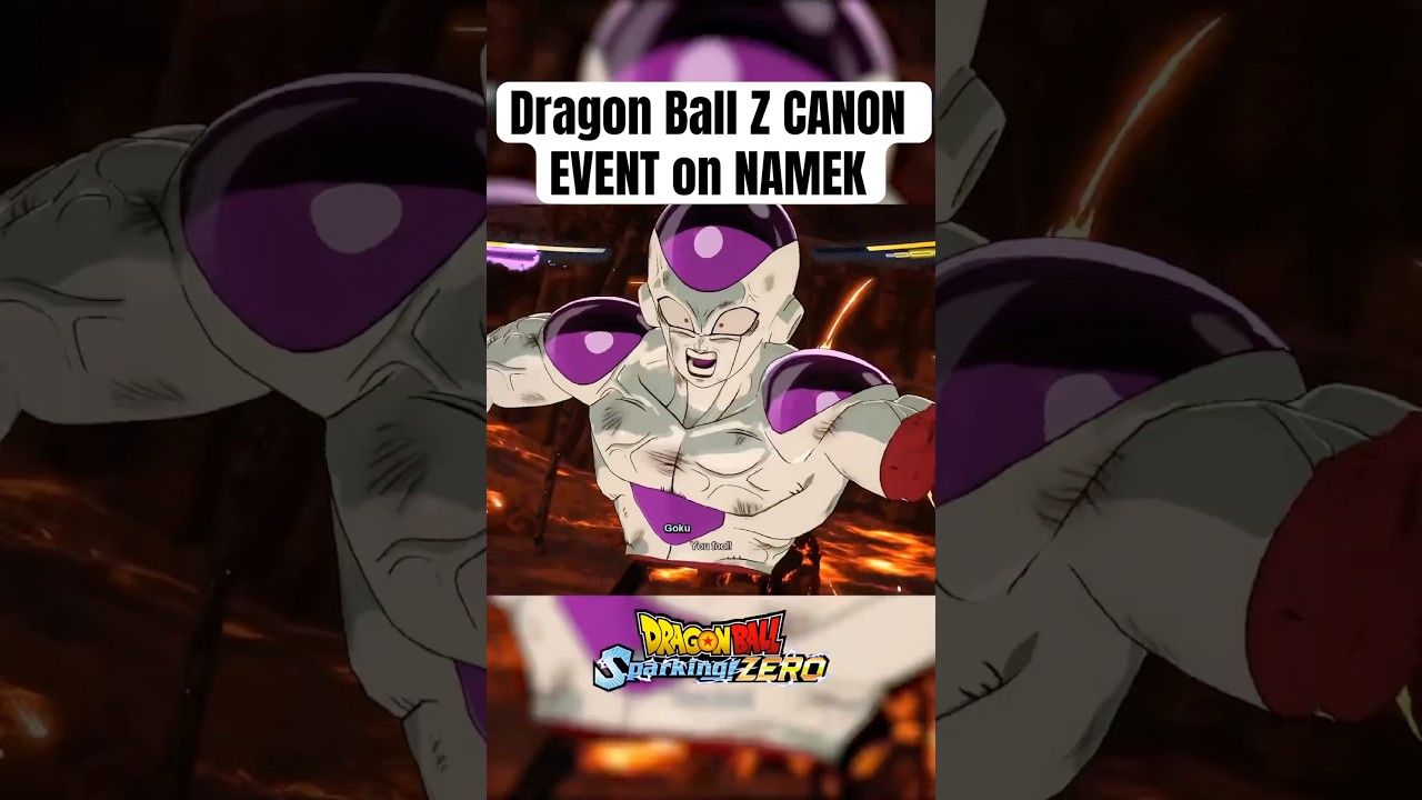 Goku vs Frieza DBZ CANON EVENT in Sparking Zero 