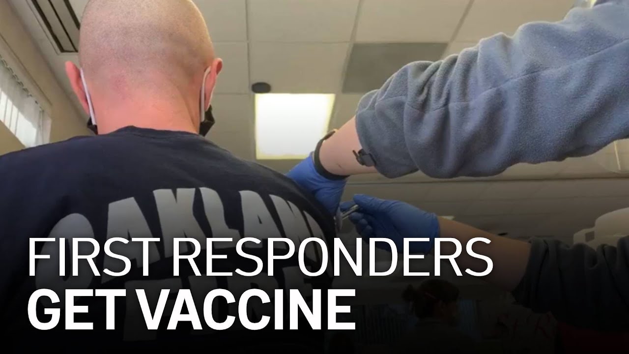 First Responders Get First Dose of COVID-19 Vaccine in the East Bay ...