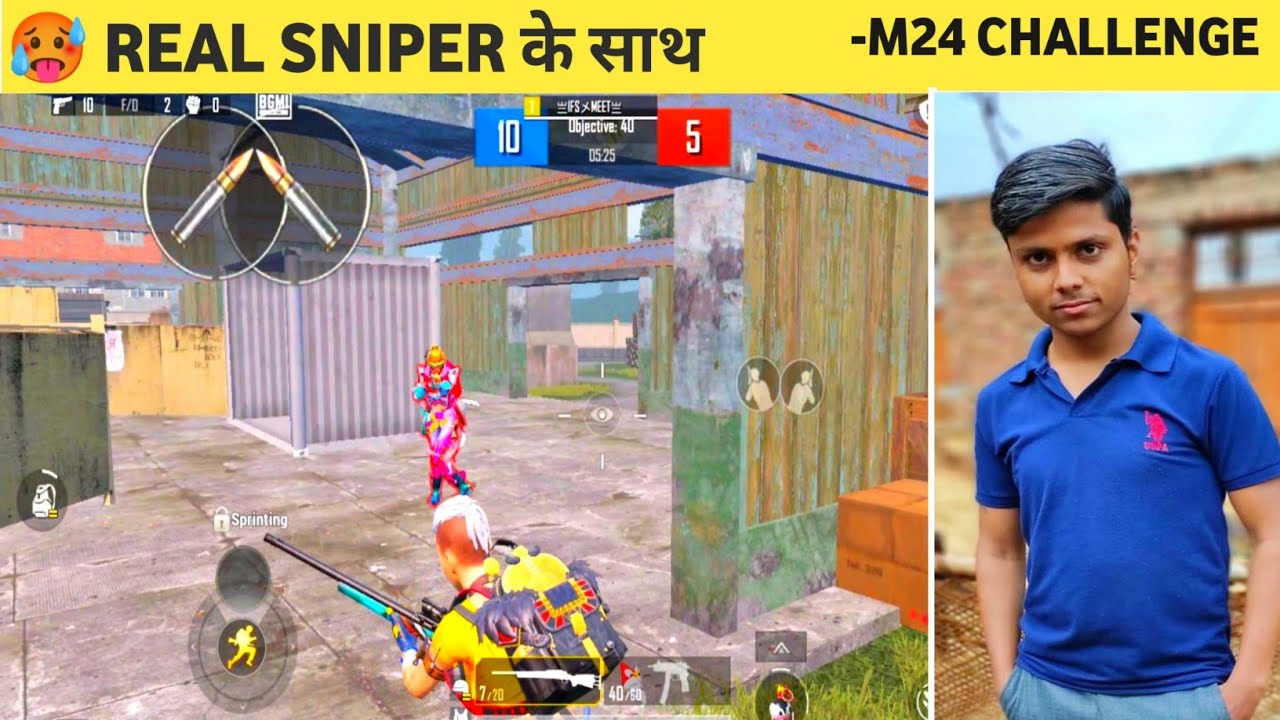 M24 KING IN TDM MATCH 1V1 BATTLE GROUND MOBILE INDIA M24 - YouTube