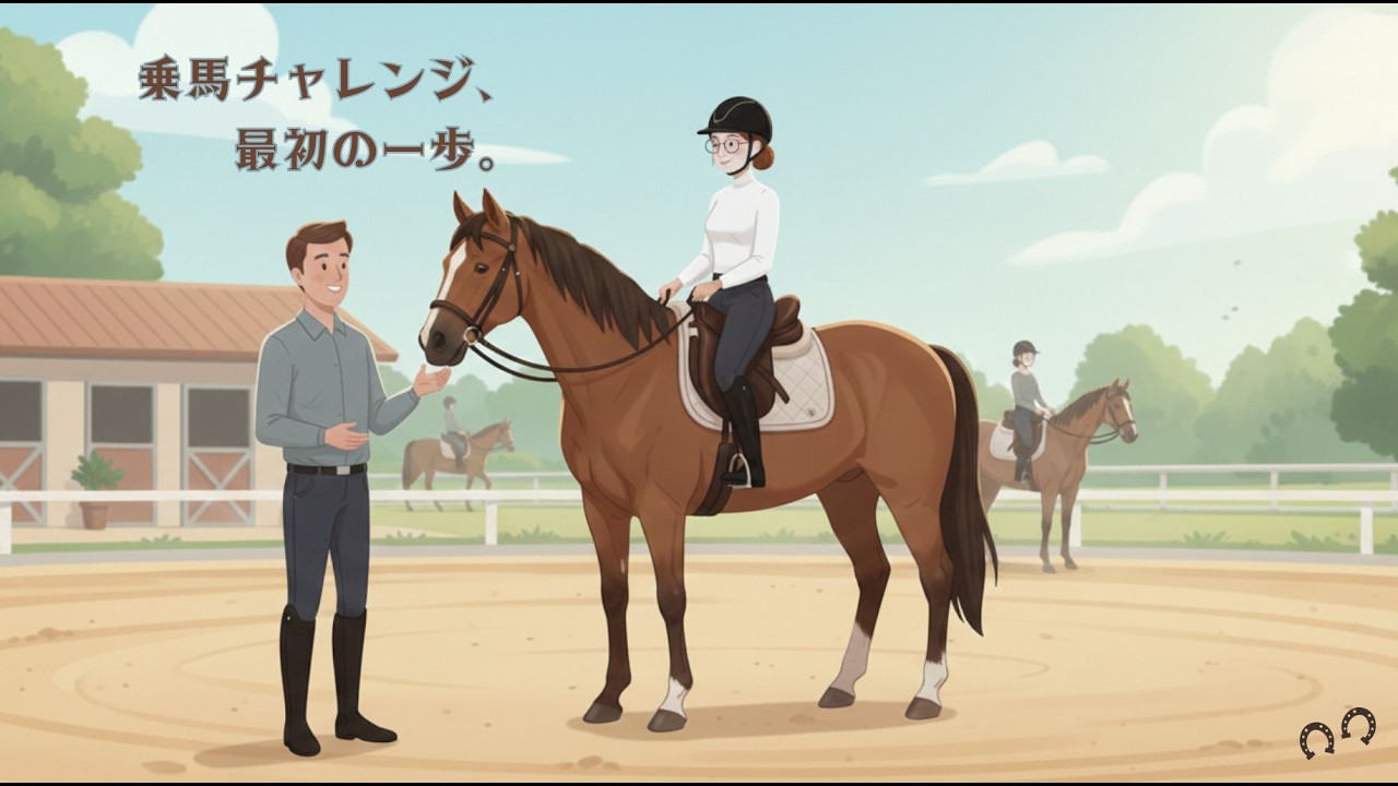 【ゼロから始める】⑤大人になって始める乗馬チャレンジ！！