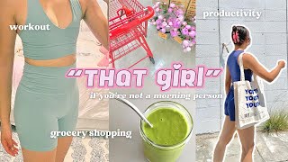 being &quot;THAT GIRL&quot; if you&#39;re not a morning person | productive night routine