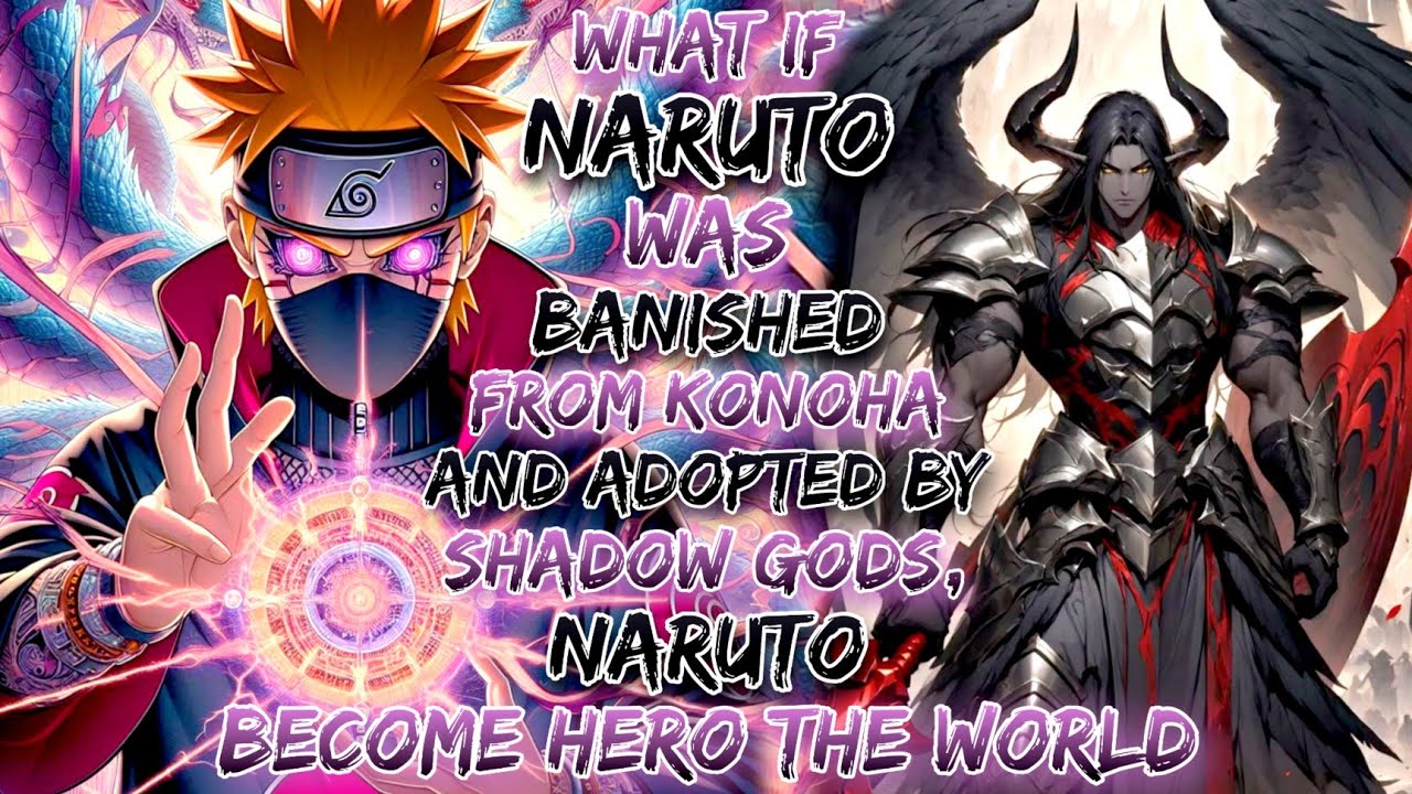 What If Naruto Was Banished from Konoha And Adopted by Shadow Gods, Naruto Become hero the world