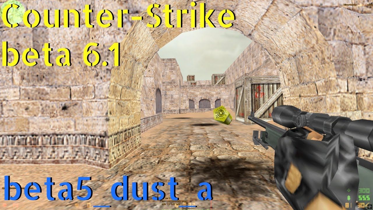 Counter-Strike beta 6.1 beta5_dust_a online gameplay - January 2026