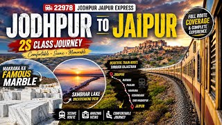 22978 Jodhpur Jaipur Express | Train journey 😍 #india #irctc #indianrailways #viral #trending