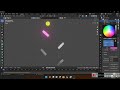 Falling 3D Ball Animation in Blender