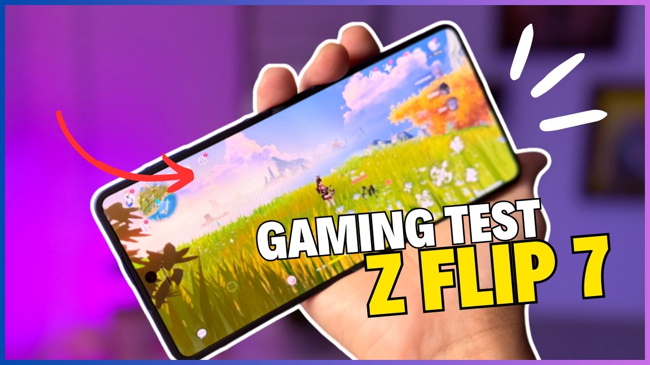 Samsung GALAXY Z FLIP 7: Gaming test (PUBG Mobile, Genshin Impact, Fortnite)