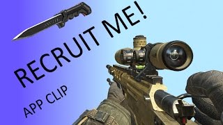 Multi Cod Sniper/Knifer App Clip | RECRUIT ME!