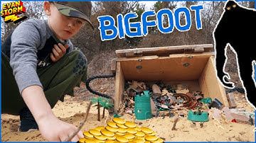 Evan & Levi Storm’s Outdoor Toy Adventure Searching For Treasure & Bigfoot Is Looking For Us!