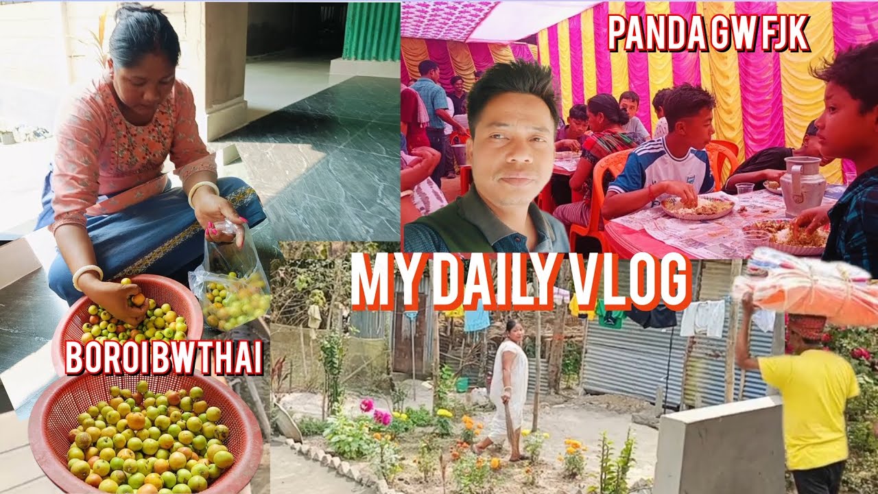 Boroi bwthai kaham kaham naidi😛😜🤪||pandao mai chanai tini||@naren jamatia vlog