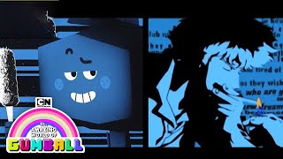 The Amazing World of Gumball | Larry as Cowboy Bebop: Opening Parody | Cartoon Network