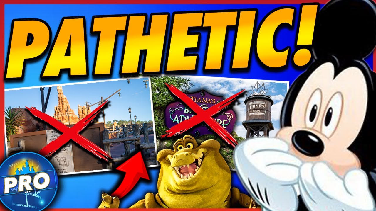 Disney World MISSES Splash Mountain BADLY! Frontierland Has Only ONE Broken Ride Operating?!