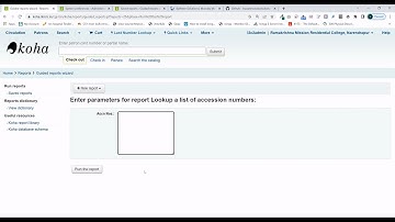Passing an ad-hoc list of value to a Koha SQL report as parameter
