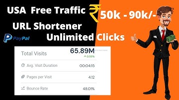 Url Shortener Unlimited Free Traffic 65m | USA Traffic On Url Shortener | Work from Home