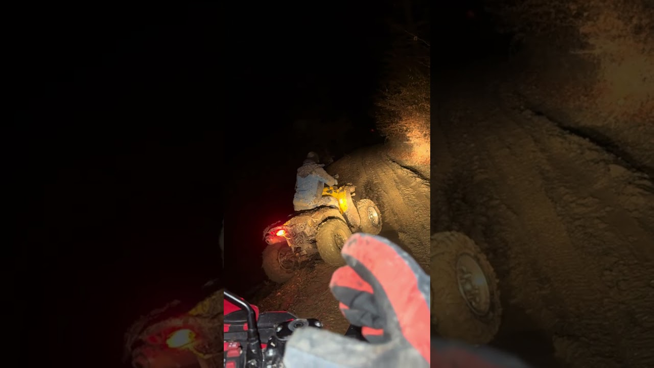 We Sent Our ATVs Through the Deepest Mud at 2AM! #wildlife#nature#drift #offroad#sound#crash#atvlife
