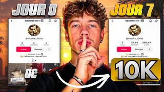 De 0 à 10’000 Abonnés sur TikTok en 7 Jours (Guide Complet)