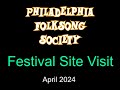 April 2024 festival site visit