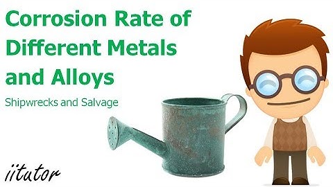 Corrosion Rate of Different Metals and Alloys | Shipwrecks and Salvage