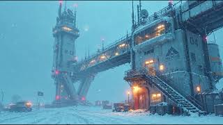 Sub-Zero Signal Array 04 🏔️ Cold Dark Ambient Soundscape | Beatless Generator Hum & Blizzard