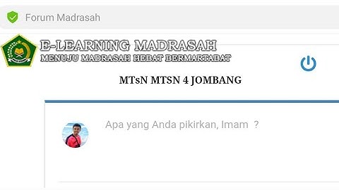 Tutorial E Learning Madrasah Untuk Siswa Menggunakan Android