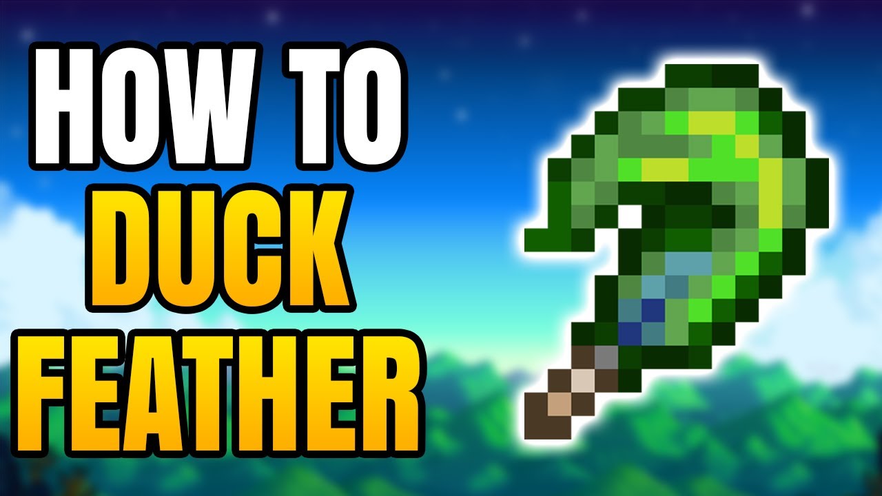 Как получить утиное перо в Stardew Valley