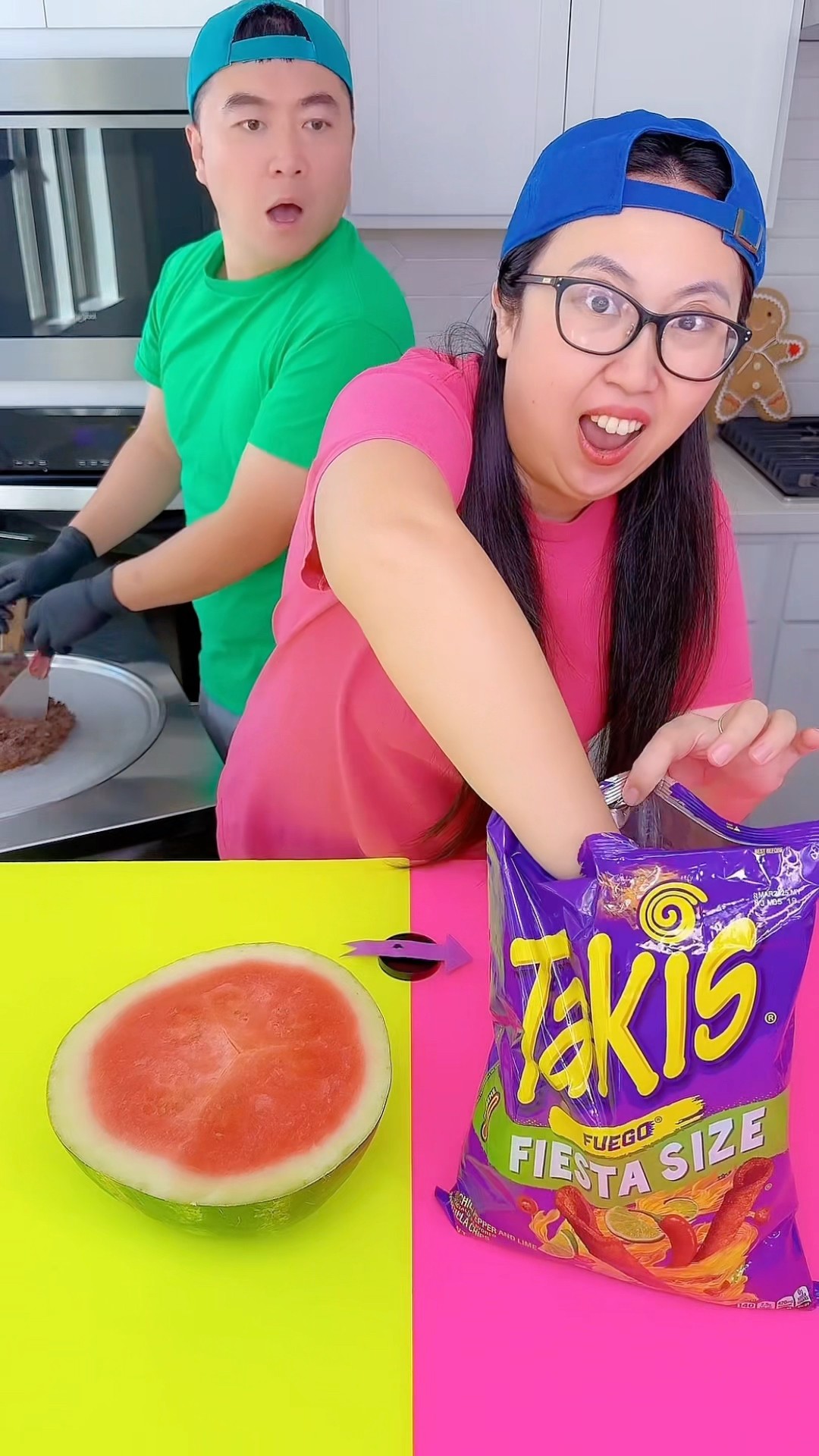 MrBeast cake vs Takis ice cream challenge!? #funny by Ethan Funny Family