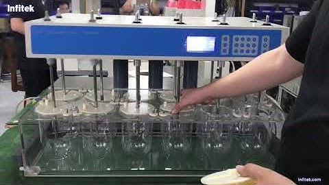 Infitek Display video of Dissolution Tester, DIST-12(2)