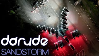 Tesla Light Show: Darude Sandstorm with 17 Teslas!